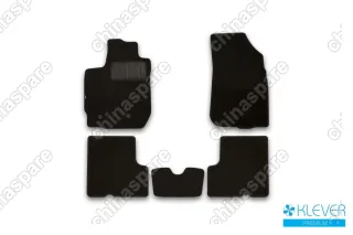 KLEVER03365722110kh Коврики в салон Klever Premium NISSAN Terrano, 2014->, кросс., с ручкой для дистанционного открытия лючка бензобака, 5 шт (текстиль)