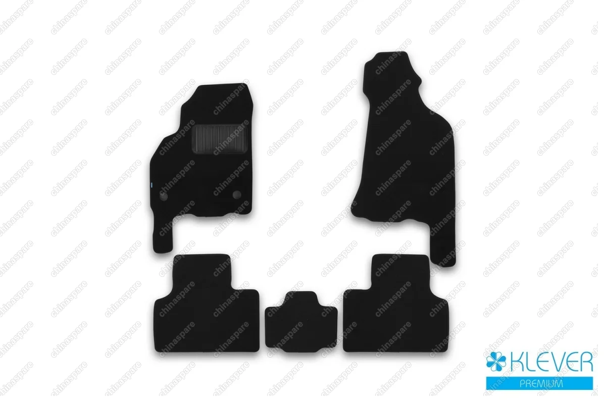 KLEVER03522922110kh Коврики в салон Klever Premium LADA Priora 2009->, ун., 5 шт. (текстиль)