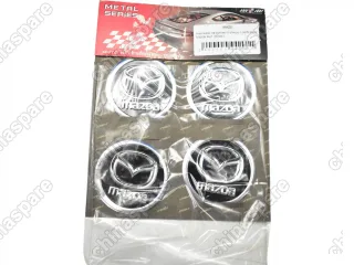 Наклейки на колпак ступицы с эмблемой Mazda