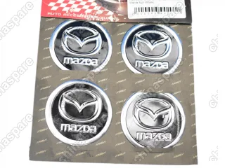 Наклейки на колпак ступицы с эмблемой Mazda
