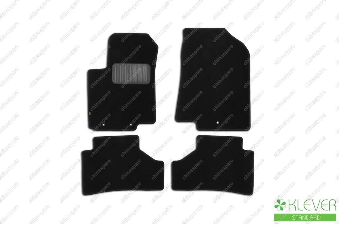 KVR02204501210kh Коврики в салон Klever Standard HYUNDAI Solaris 2011-2016, хб., сед., 4 шт. (текстиль)