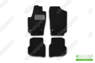 KVR02513001210kh Коврики в салон Klever Standard VOLKSWAGEN Polo Sedan, 2010->, сед., 4 шт. (текстиль)