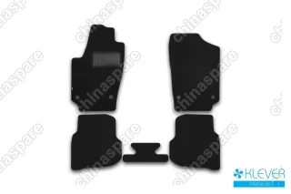 KVR03513022110kh Коврики в салон Klever Premium VOLKSWAGEN Polo Sedan, 2010->, сед., 5 шт. (текстиль)