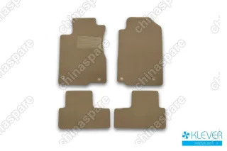 KLEVER04183022112kh Коврики в салон Klever Premium HONDA CR-V, 2015-2016, кросс., 4 шт. (текстиль, бежевые)