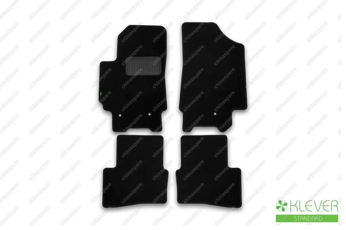 KLEVER02206001210kh Коврики в салон Klever Standard HYUNDAI Creta 2016->, кросс., 4 шт. (текстиль)