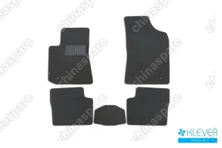 KLEVER03751222110kh Коврики в салон Klever Premium GEELY Emgrand 2016->, сед., 5 шт. (текстиль)
