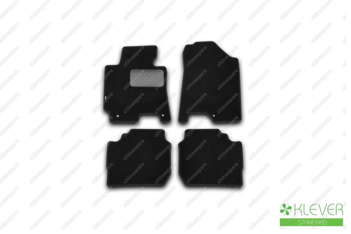 KVR02254801210kh Коврики в салон Klever Standard KIA Cerato АКПП 2013- >, сед., 4 шт. (текстиль)