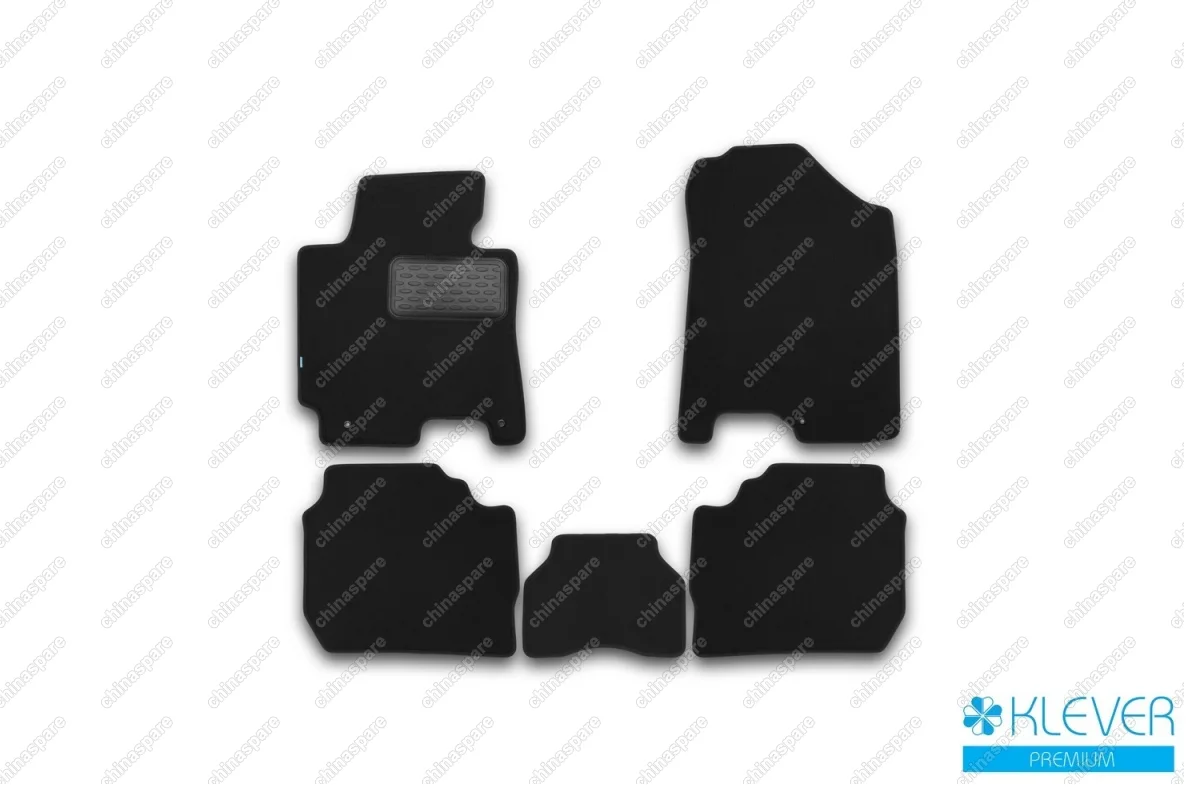 KVR03254822110kh Коврики в салон Klever Premium KIA Cerato АКПП 2013- >, сед., 5 шт. (текстиль)