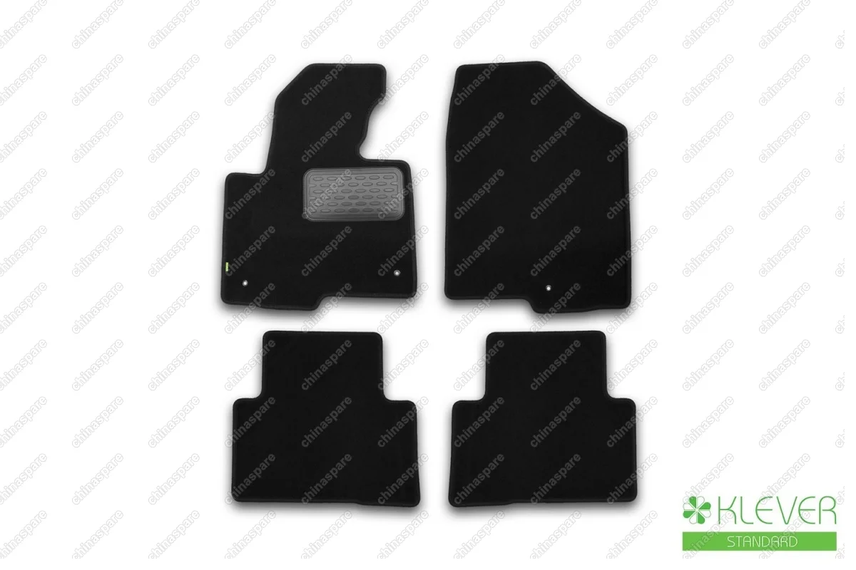 KVR02205401210kh Коврики в салон Klever Standard HYUNDAI Santa Fe АКПП 2012-2017, кросс., 4 шт. (текстиль)