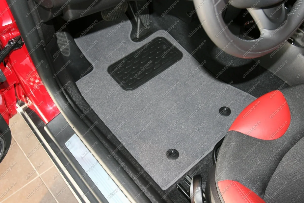 NLT850111110kh Коврики в салон MINI Cooper 3D АКПП 2007->, хб., 4 шт. (текстиль)