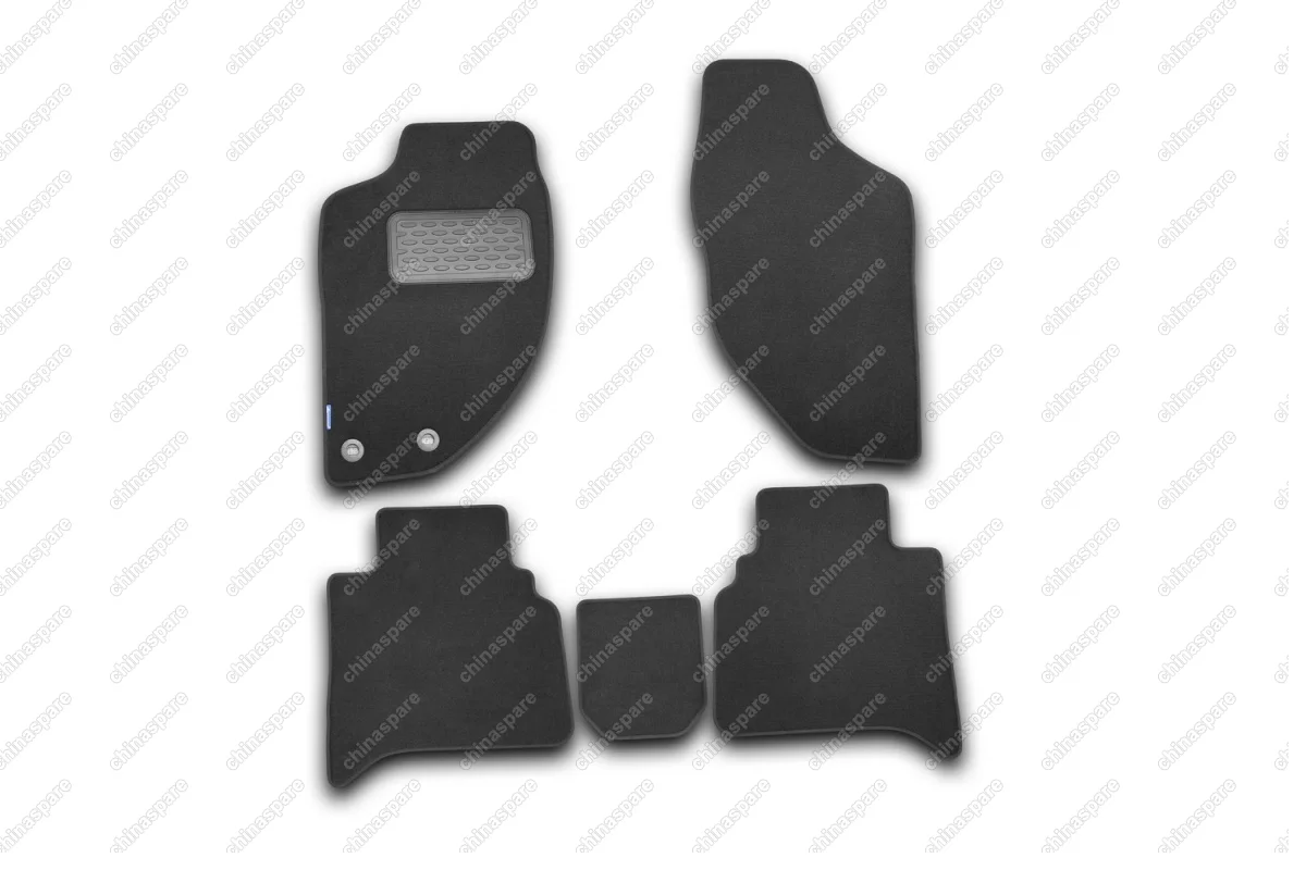 Коврики в салон GREAT WALL Hover H3, H5 2010->, внед., 5 шт. (текстиль)