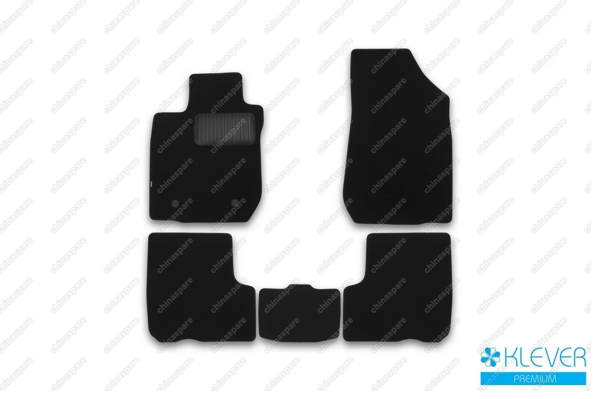 KLEVER03522722110kh Коврики в салон Klever Premium LADA Largus 5 мест 2012->, ун., 5 шт. (текстиль)