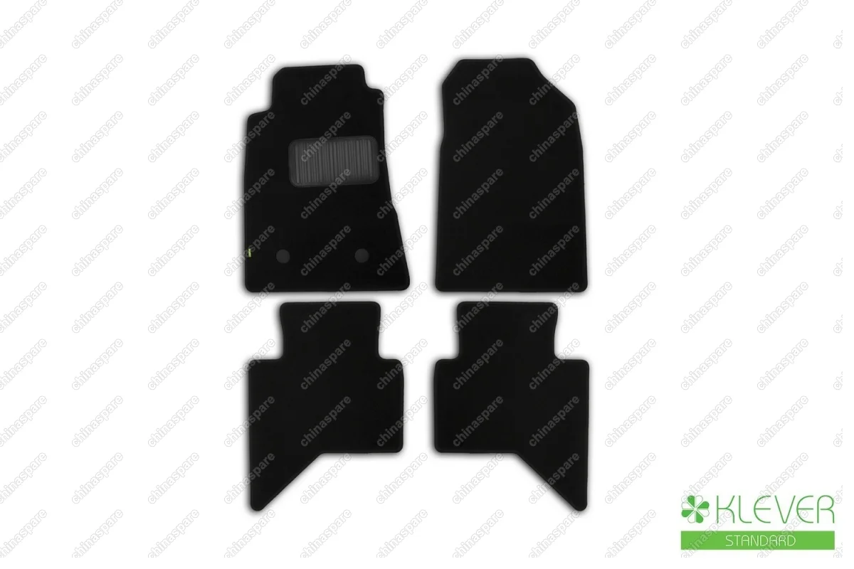 KLEVER02210101210kh Коврики в салон Klever Standard ISUZU D-Max 2016-> пикап, 4 шт. (текстиль)