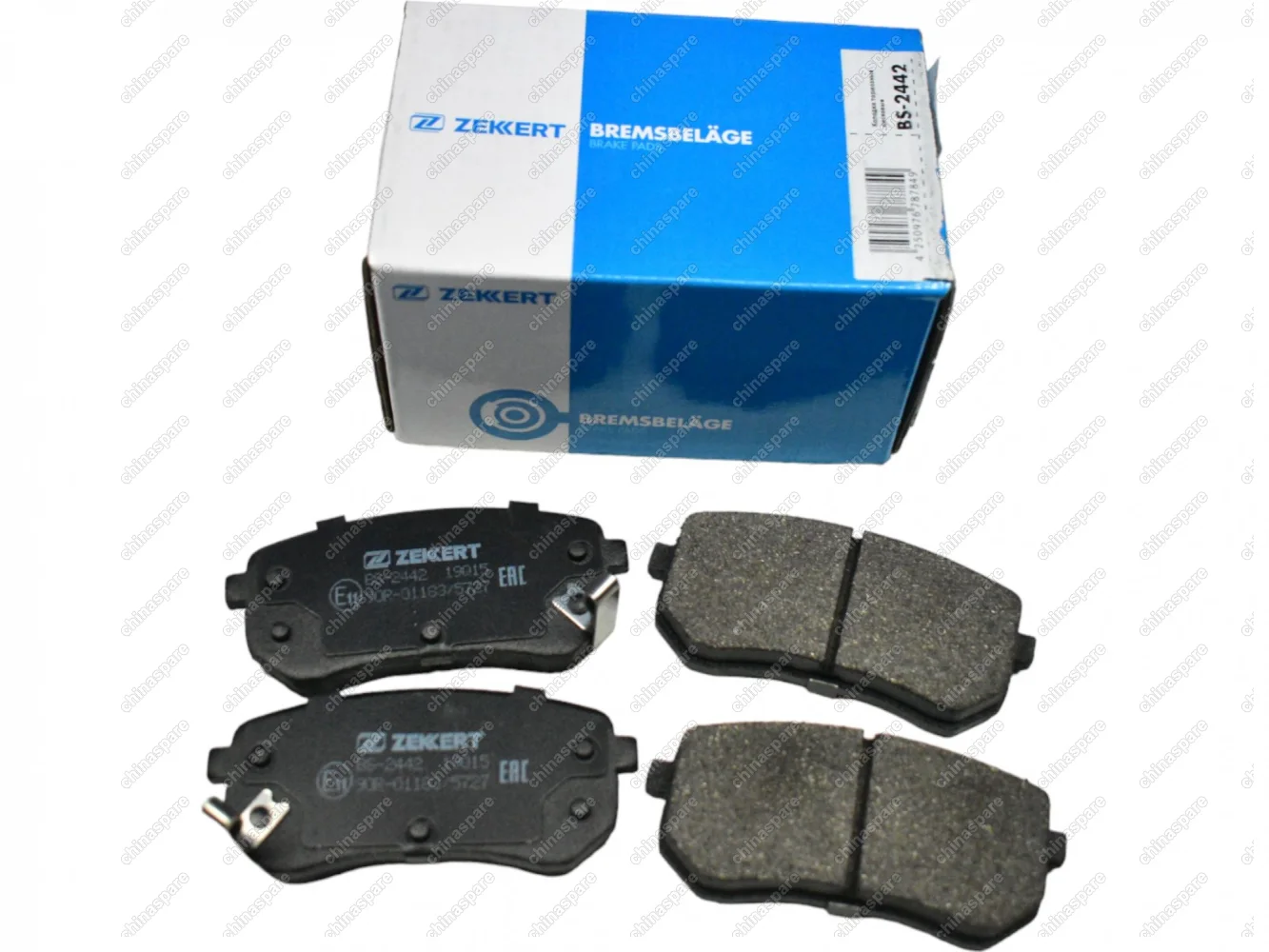 Колодки тормозные Zekkert Hyundai Creta, Hyundai Accent III 05- / Kia Ceed I,II 06-, Rio II 05-, Sportage II