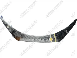 Дефлектор капота CA Plastic Classic черный для SsangYong Actyon New (2011-2013)