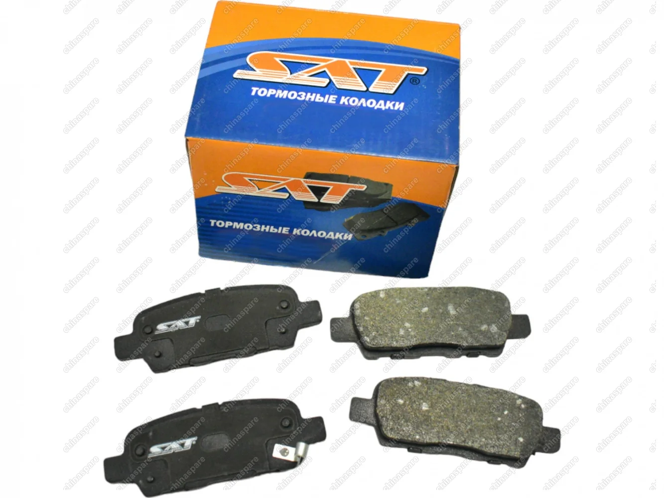 Колодки тормозные задние (комплект) SAT Nissan Qashqai 1,5 / 1,6 / 2,0 2007- / X-Trail 2,0 / 2,2