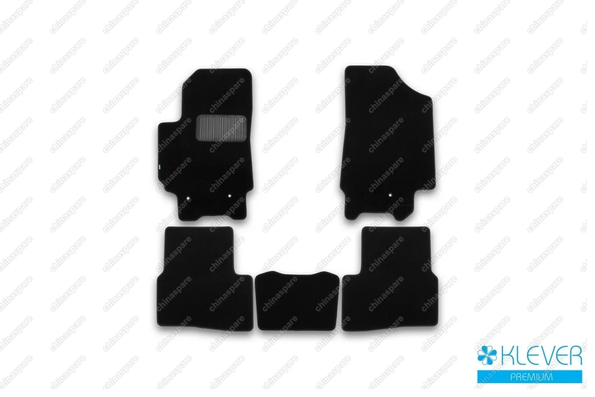 KLEVER03206022110kh Коврики в салон Klever Premium HYUNDAI Creta 2016->, кросс., 5 шт. (текстиль)