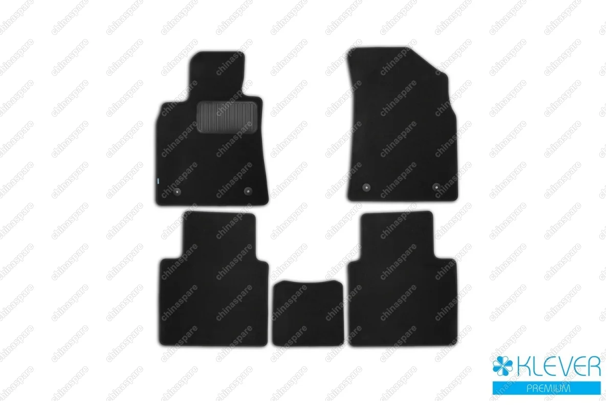 Коврики в салон Klever Premium GEELY GC9, 2016->, сед., 5 шт. (текстиль)