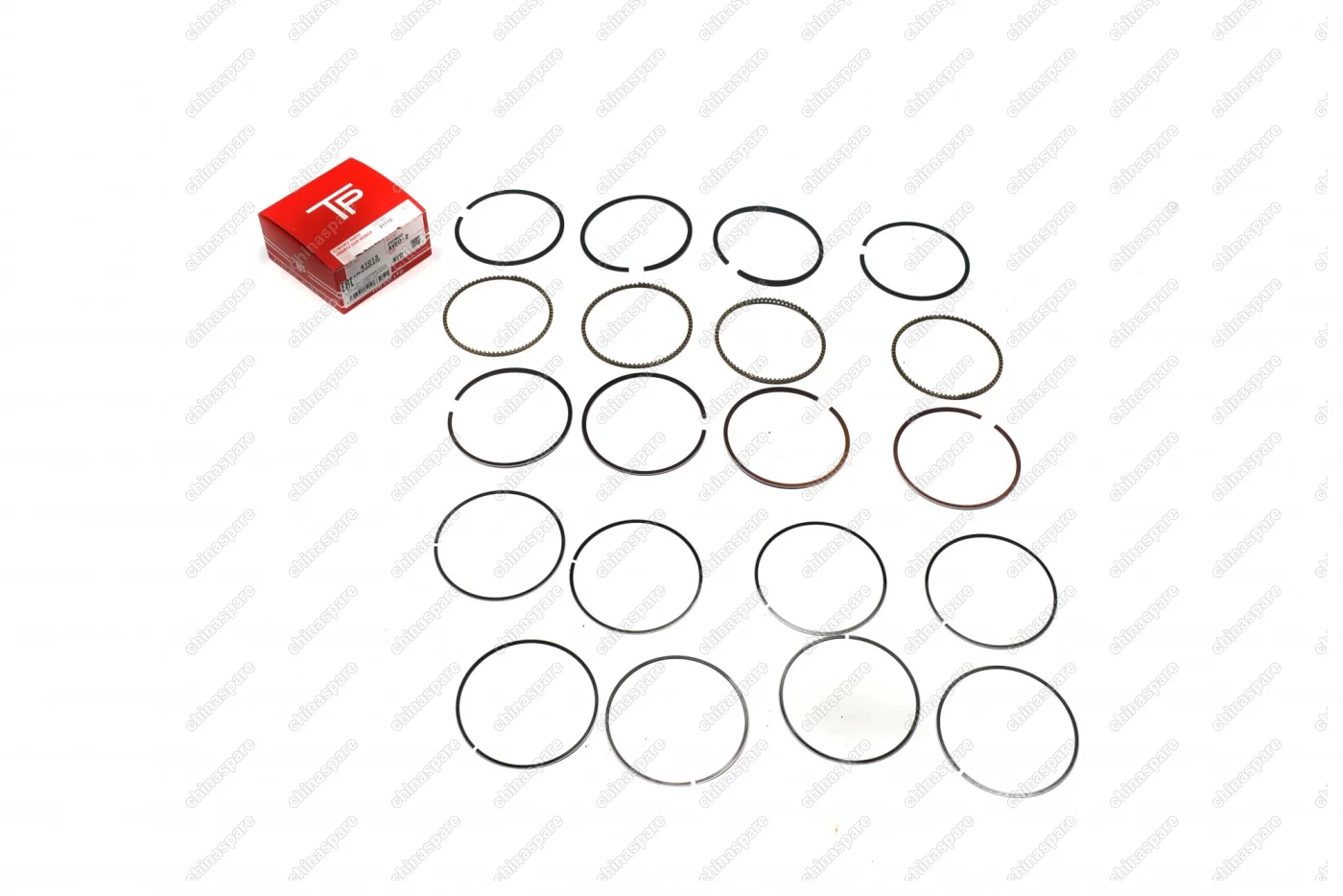 Кольца поршневые TP (комплект) Daewoo / Chevrolet F14D3 STD 1,2-1,5-2,5 Aveo, Lacetti 1,4