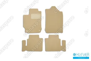 KLEVER04485622112kh Коврики в салон Klever Premium TOYOTA Camry 2011-2018, сед., 4 шт. (текстиль, бежевые)