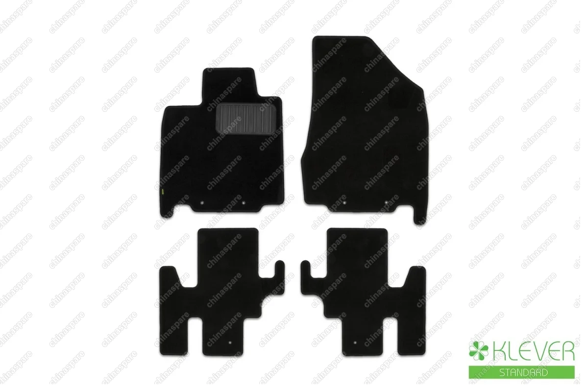 KLEVER02365901210kh Коврики в салон Klever Standard NISSAN Pathfinder, 2014->, внед., 4 шт. (текстиль)