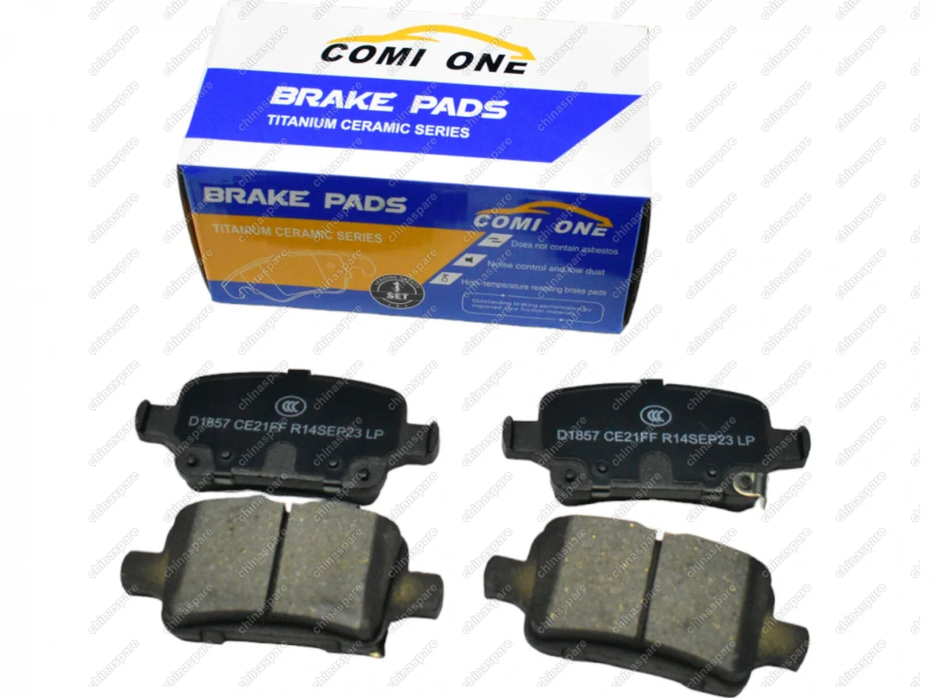 Колодки тормозные задние керамические Comi One Opel Astra K 15- / Opel Insignia B 17-/ Equinox 3G/Volt