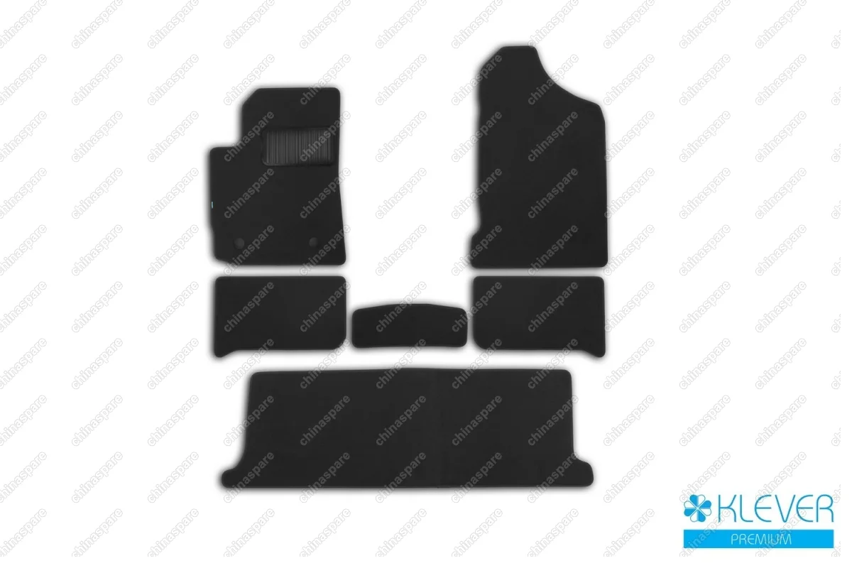 Коврики в салон Klever Premium LIFAN MyWay 2016->, кросс., 6 шт. (текстиль)