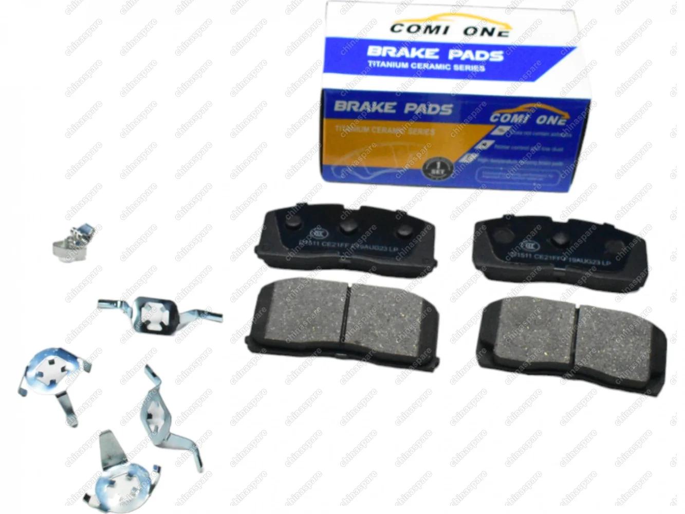 Колодки тормозные передние (комплект) Comi One Ceramic Geely Otaka / Lifan Smily