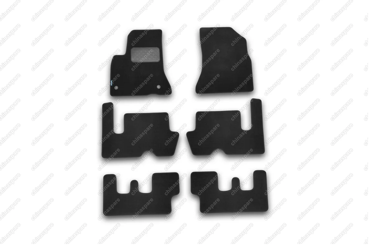 NLT101311110kh Коврики в салон CITROEN Grand C4 Picasso АКПП  2007->, мв., 6 шт. (текстиль)