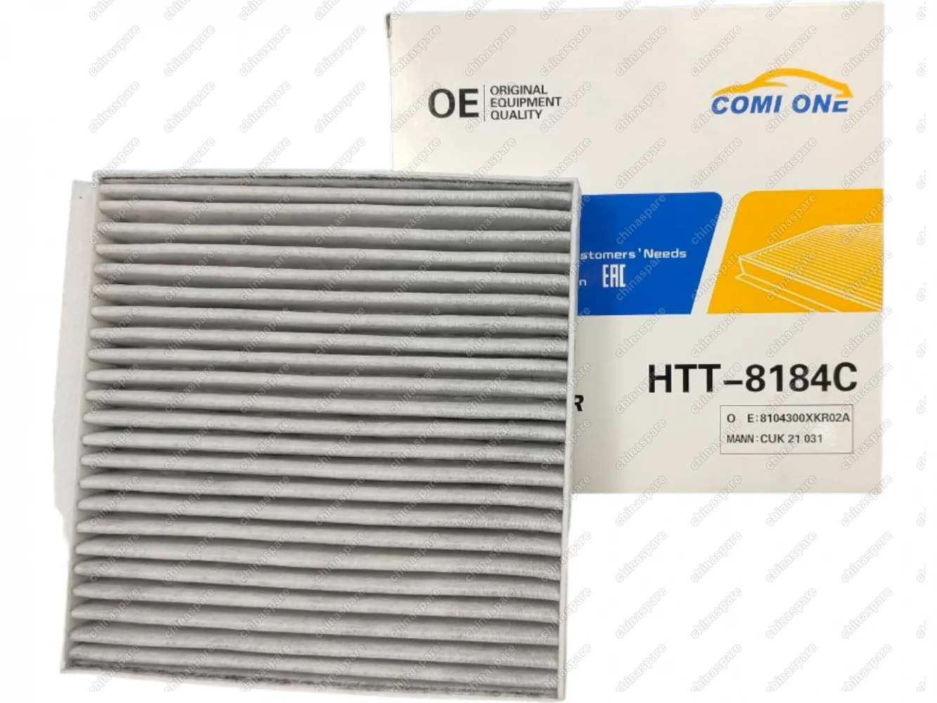 Фильтр салонный угольный Comi One TANK 300 2,0