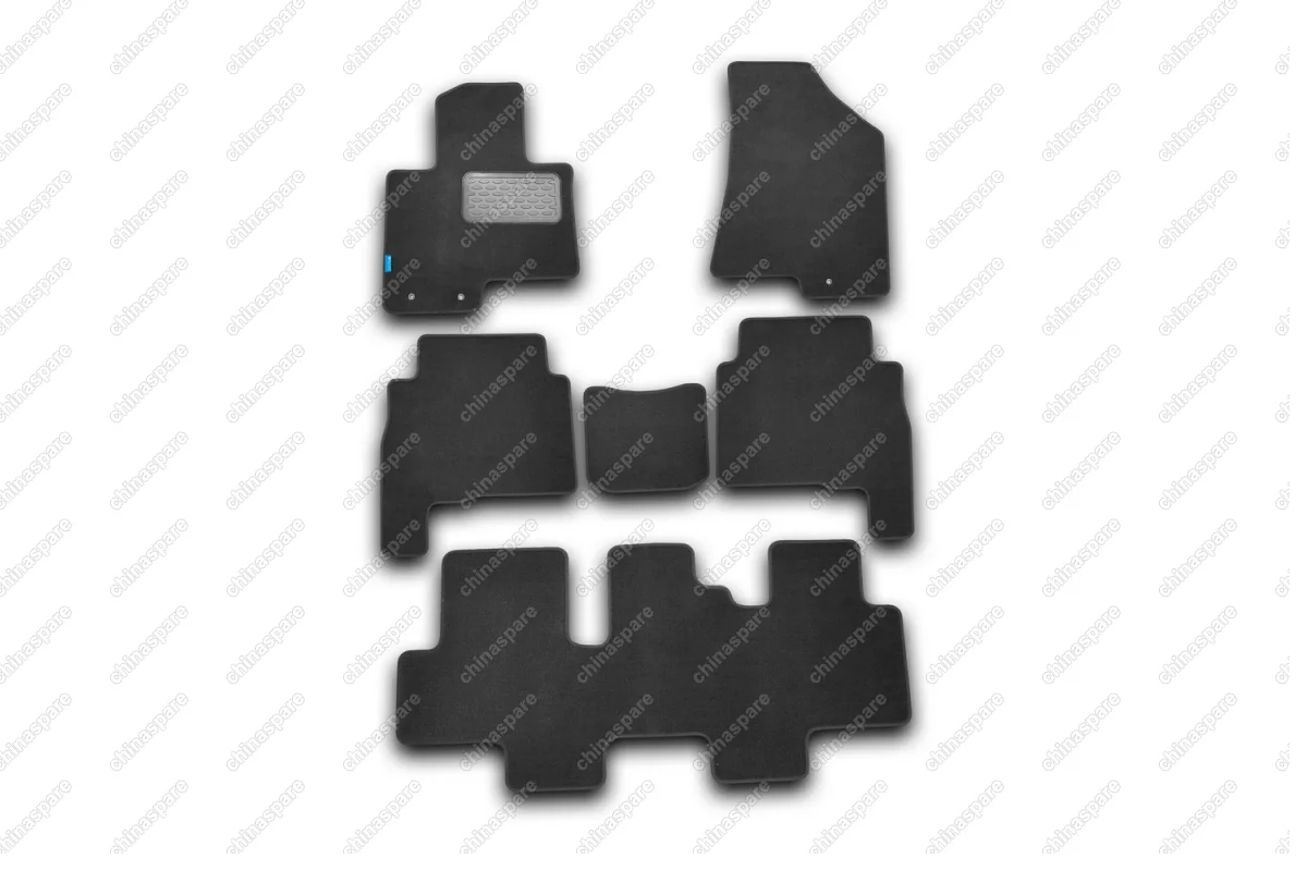 NLT253511110kh Коврики в салон KIA Sorento 2009-2012, внед., 6 шт. (текстиль)