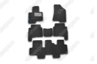 NLT253511110kh Коврики в салон KIA Sorento 2009-2012, внед., 6 шт. (текстиль)
