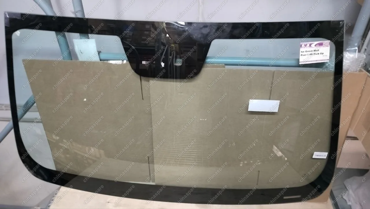 СТЕКЛО ЛОБОВОЕ Great Wall "Poer" I 4D Pick-up '2019- ТЗ ДД (обогрев щеток) (без ЗП)