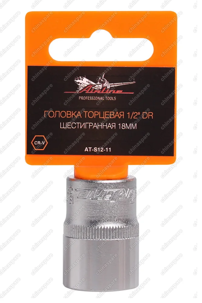 Головка торцевая 1/2 дюйма DR шестигранная 18мм