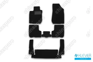 KLEVER03523022110kh Коврики в салон Klever Premium LADA Largus 7 мест 2012->, ун., 6 шт. (текстиль)