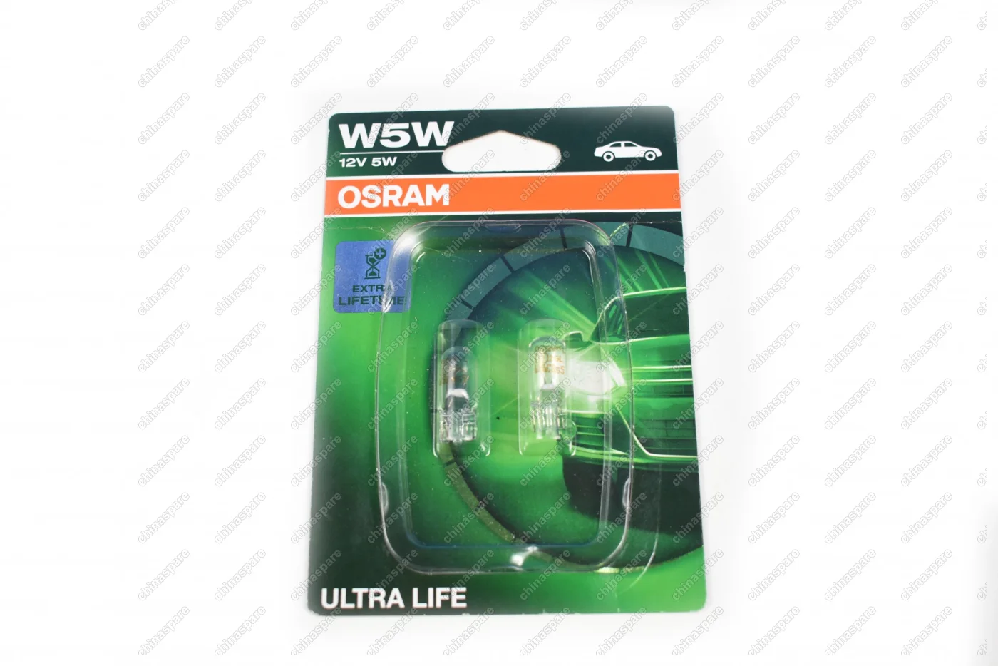 Комплект ламп OSRAM W5W 12V 5W W2.1X9.5D ULTRA LIFE