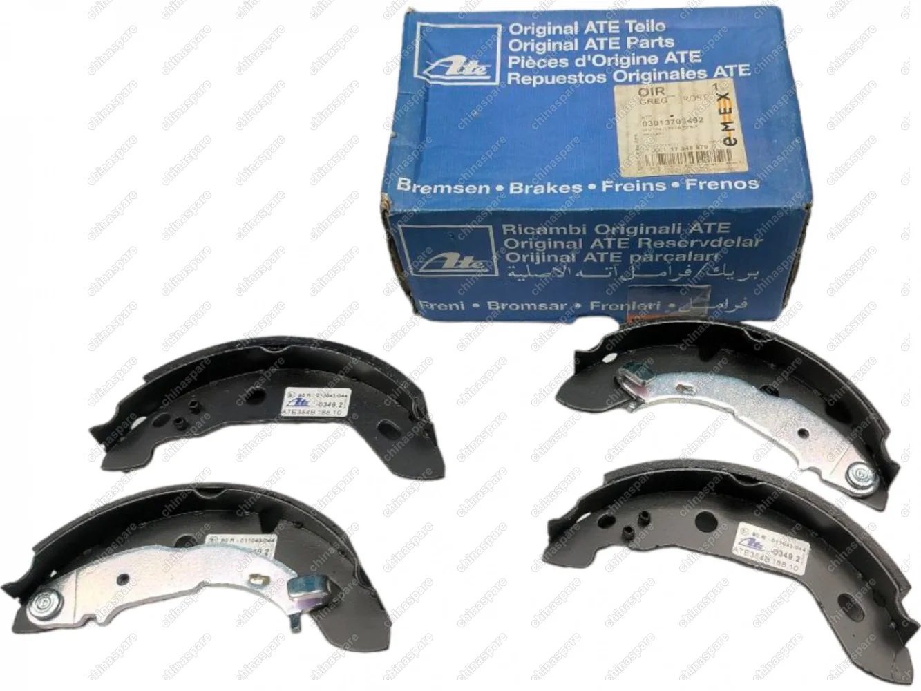 Колодки тормозные барабанные ATE MB W168 1.4-1.7CDI 97>