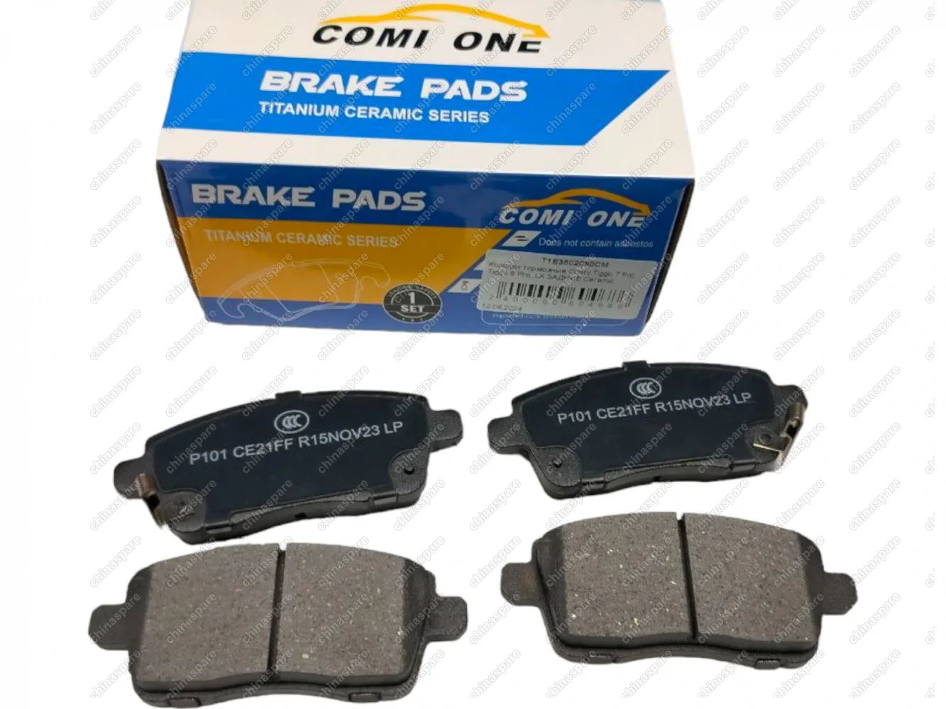 Колодки тормозные задние Comi One Ceramic Chery Tiggo 7 Pro, Tiggo 8 Pro, LX