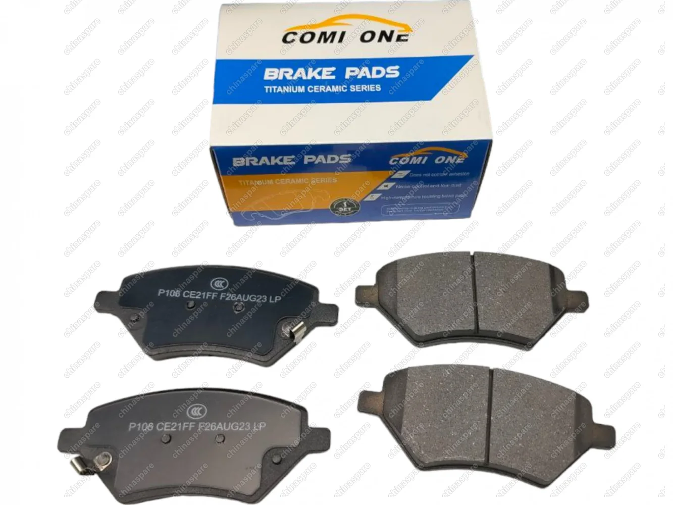 Колодки тормозные передние Comi One Ceramic Chery Tiggo 4FL (T19) / 7 (T15) / 8 (T18) Tiggo 8/ 8 Pro / OMODA C5