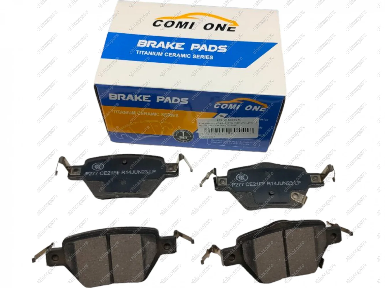 Колодки тормозные BYD Han DM Цинь Qin PLUS DM-i/Song Pro задние Ceramic 13216150-00 HDEG-3502113 14753311-00