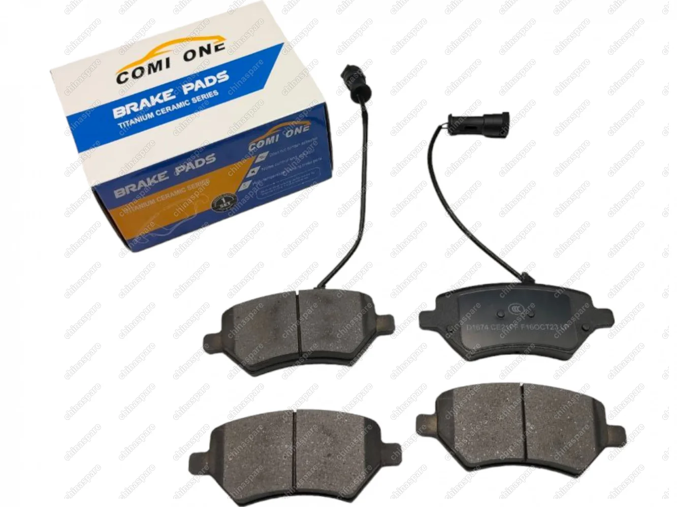 Колодки тормозные Omoda S5 OMODA C5 TIGGO 8 19-/TIGGO 3 14-20/TIGGO 4 PRO 20-/BONUS 14-19 6GN ПЕРЕДНИЕ + отверстия под пружины Ceramic