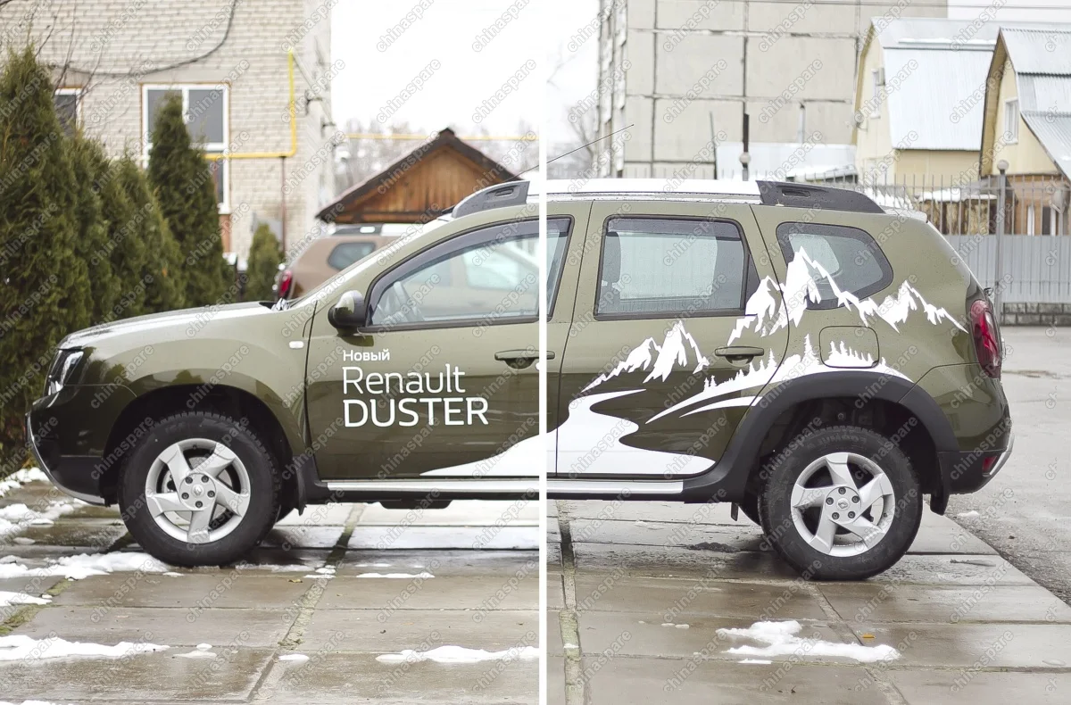 RRD050902 Расширители колесных арок (4 шт.) для RENAULT Duster 2015-н.в., шагрень