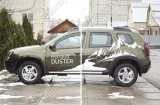 RRD050902 Расширители колесных арок (4 шт.) для RENAULT Duster 2015-н.в., шагрень