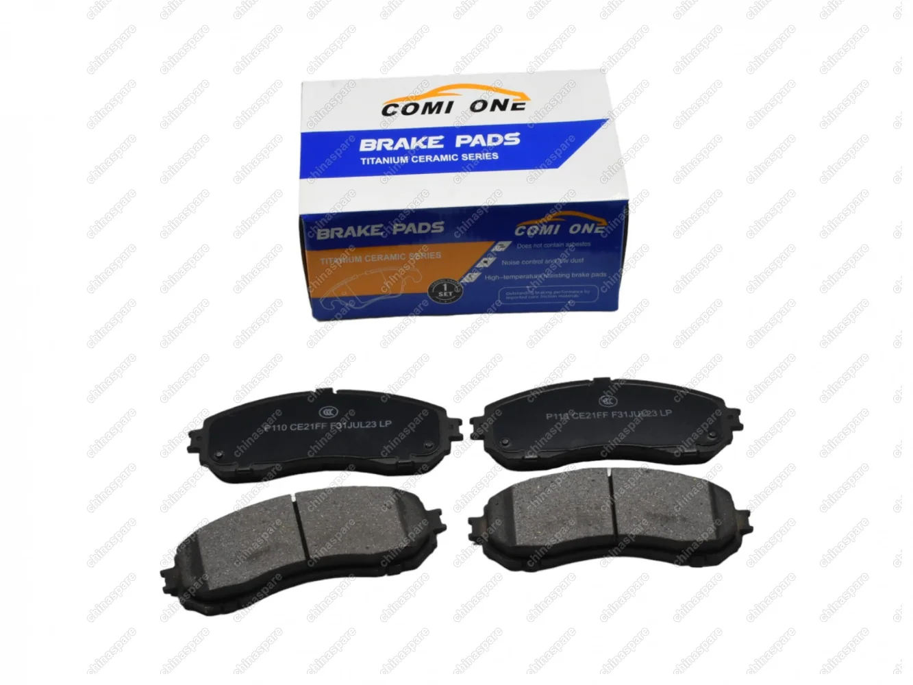 Колодки тормозные передние Ceramic Comi One Chery Tiggo 5 / Tiggo 4