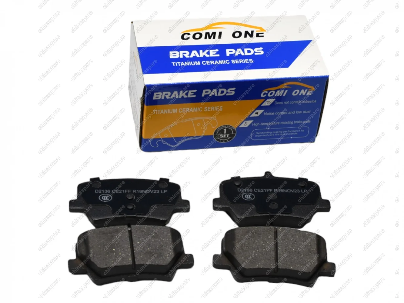 Колодки тормозные задние Ceramic Comi One Geely Monjaro KX11