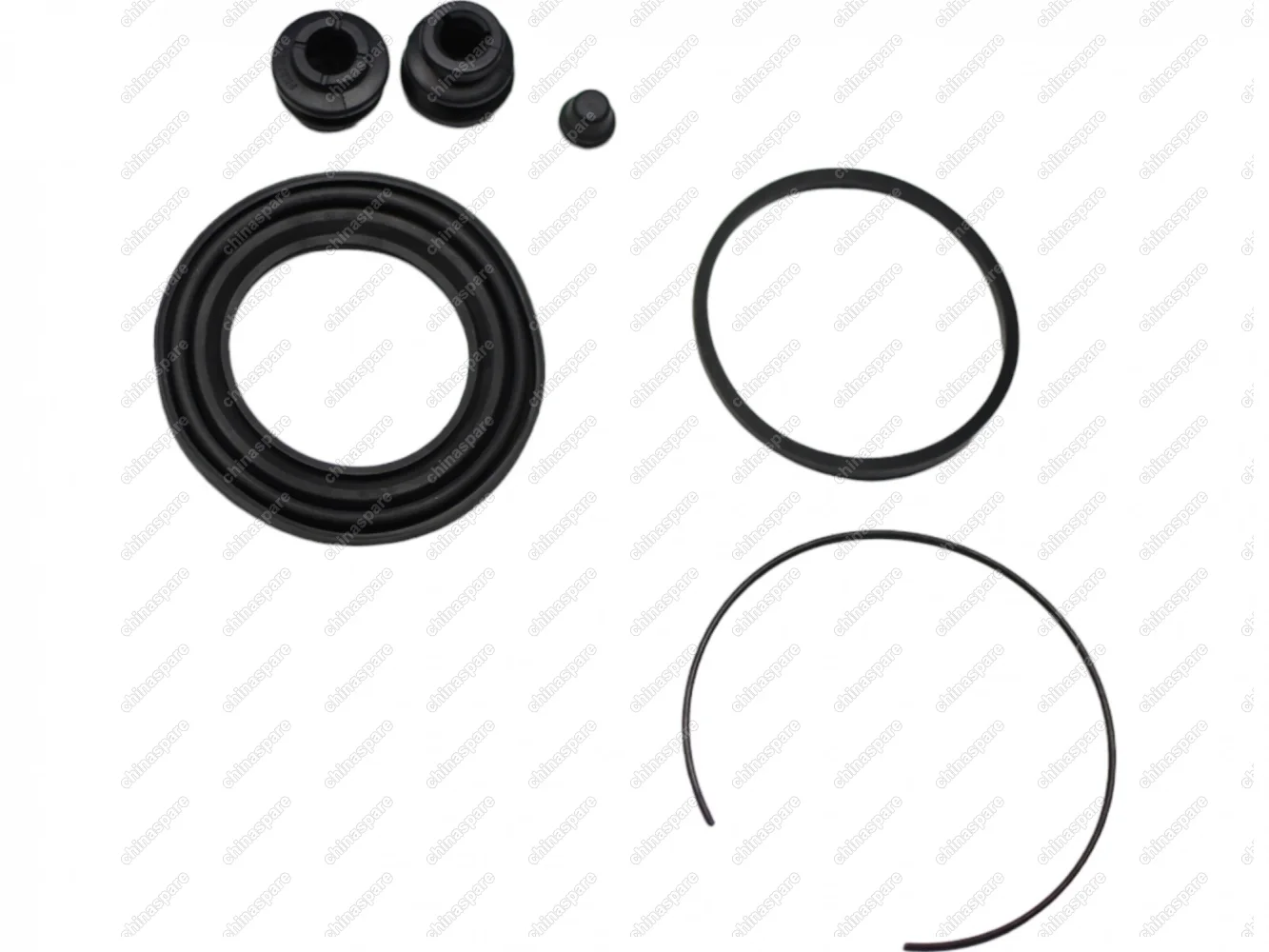 Ремкомплект переднего суппорта BYD F3 57мм (резинки)