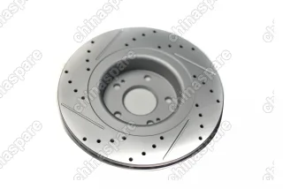 Диск тормозной передний перфорированный с насечками UIDNU (комплект) Tiggo 7PRO/Tiggo 8/Tiggo 8PRO/EXEED LX передний Omoda C5