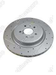 Диск тормозной задний перфорированный с насечками UIDNU (комплект) Lixiang L7, L9