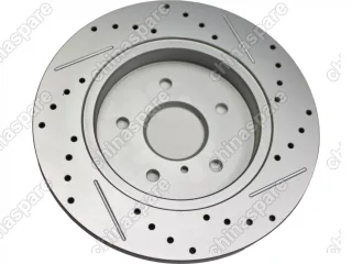 Диски тормозные задние перфорированные с насечками Changan CS75 4WD