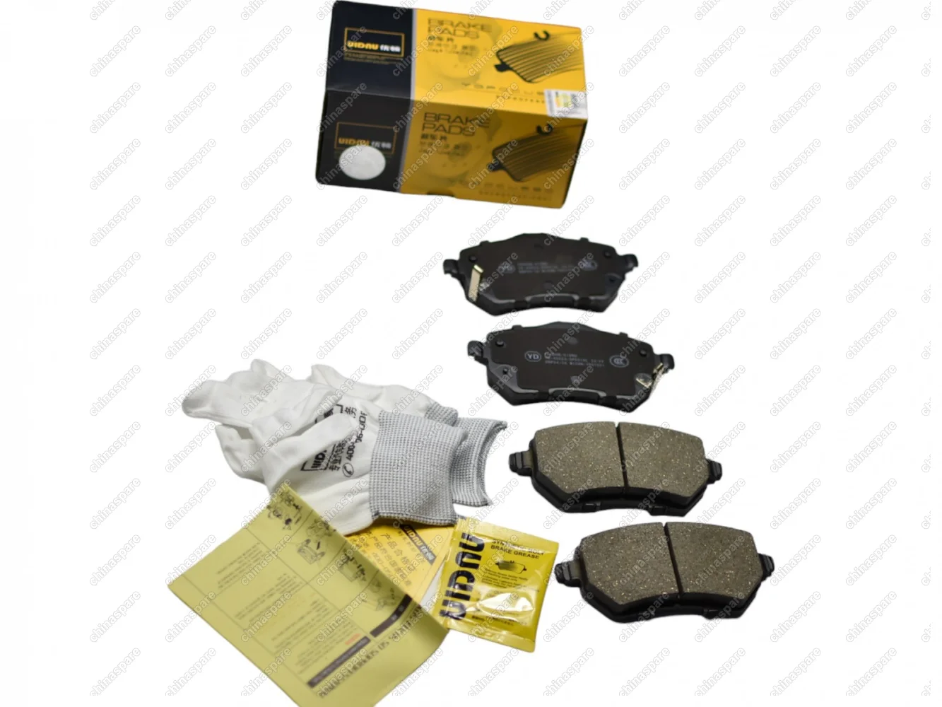 Колодки тормозные передние Geely Coolray New 2023- / (4048102700) Ceramic UIDNU